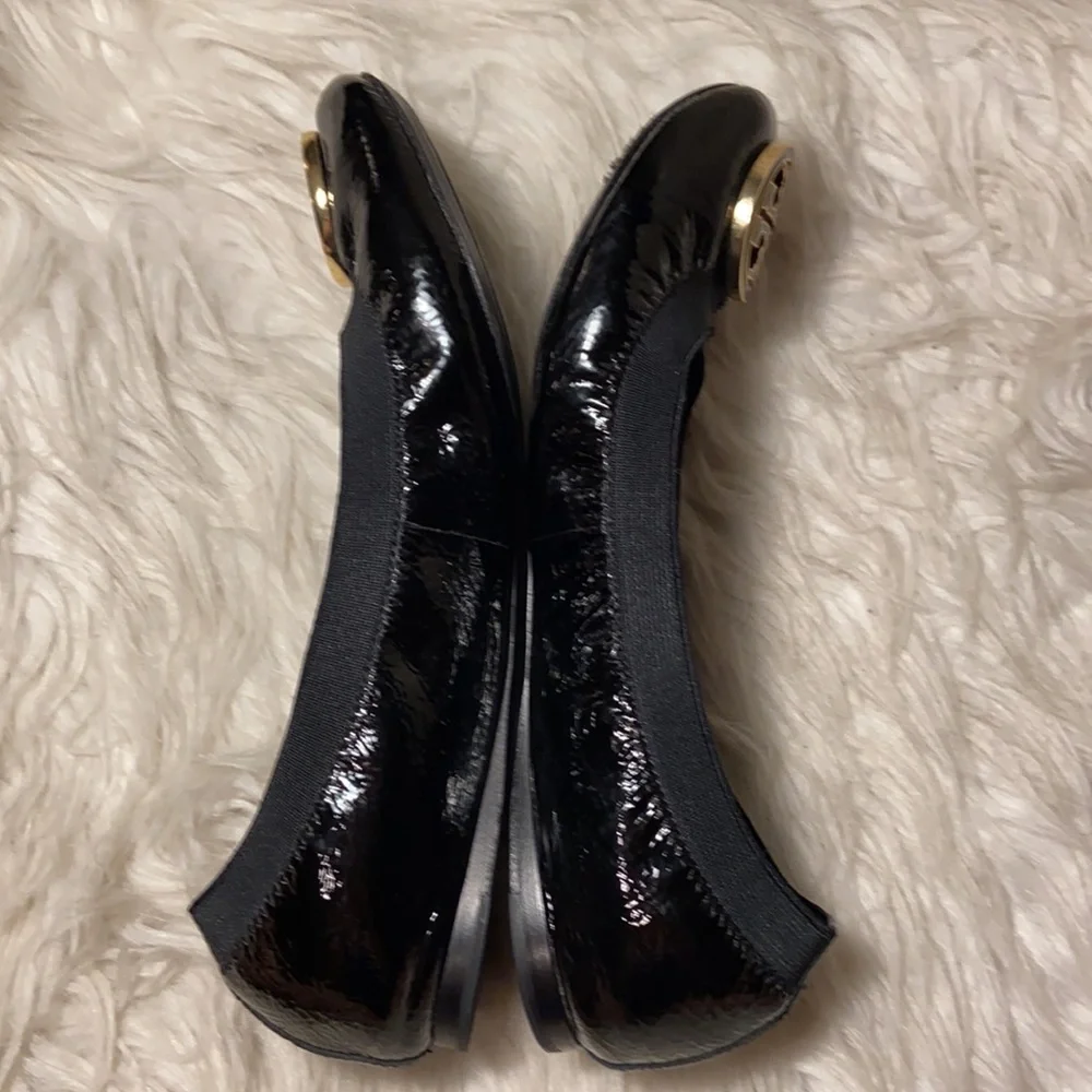 EUC Tory Burch Patent Leather Caroline Ballet flats